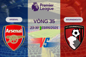 Nhận định Arsenal vs Bournemouth, 23:30 ngày 04/05